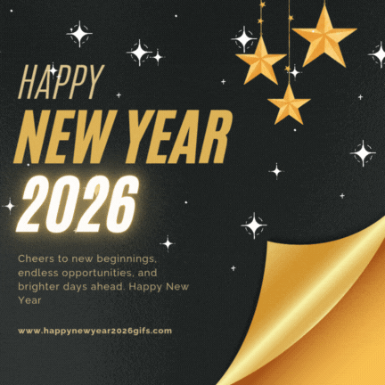 Happy New Year 2026 GIF Images With Quotes
