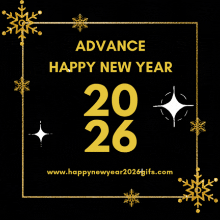 Advance Happy New Year 2026 GIF Images