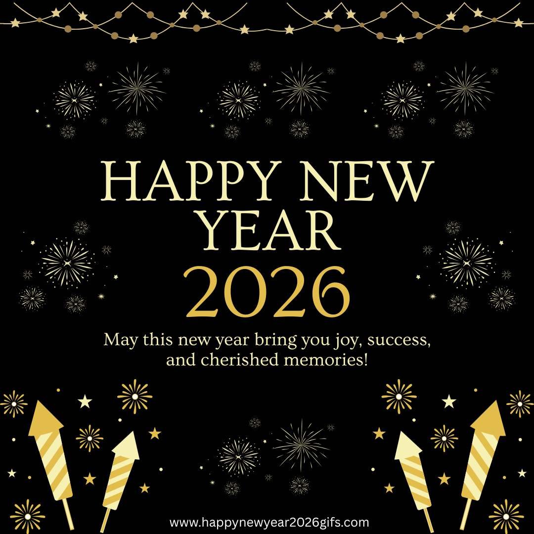 Happy New Year 2026 Quotes, Messages, and GIF Status for Social Media