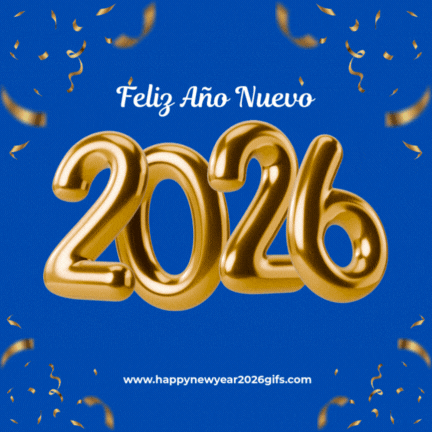 Feliz Año Nuevo 2026 Imágenes GIF Animadas para Compartir